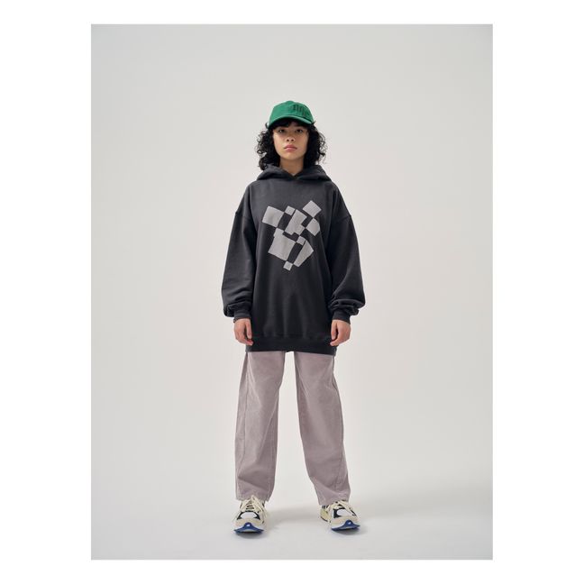 Hoodie Phantom Coton Bio | Noir