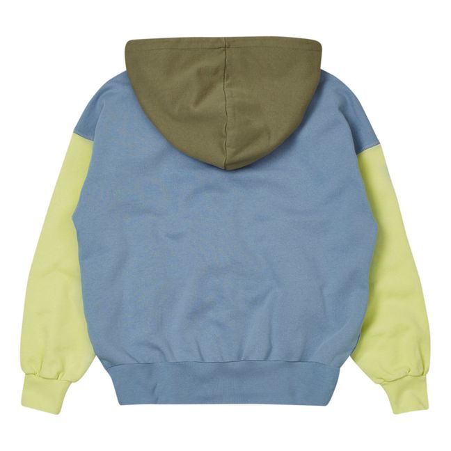Organic Cotton Zip-Up Hoodie | Blue