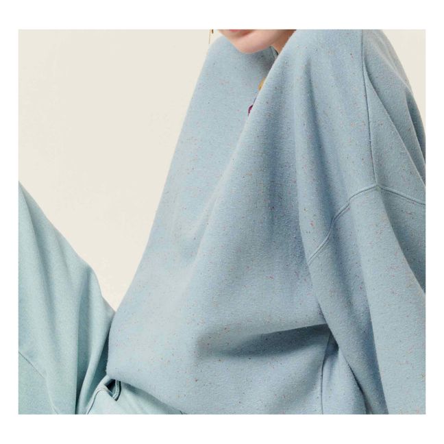 Sudadera Oversize Chebbi | Azul Gris