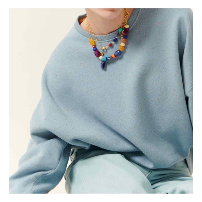 Sudadera Oversize Chebbi | Azul Gris