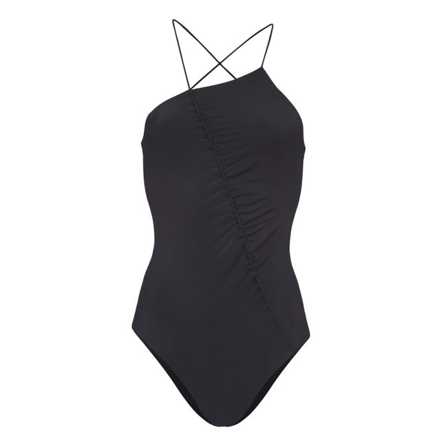 Maillot 1 Pièce Smocké | Noir