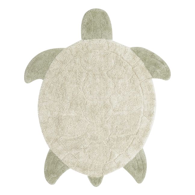 Sea Turtle Rug | Olive