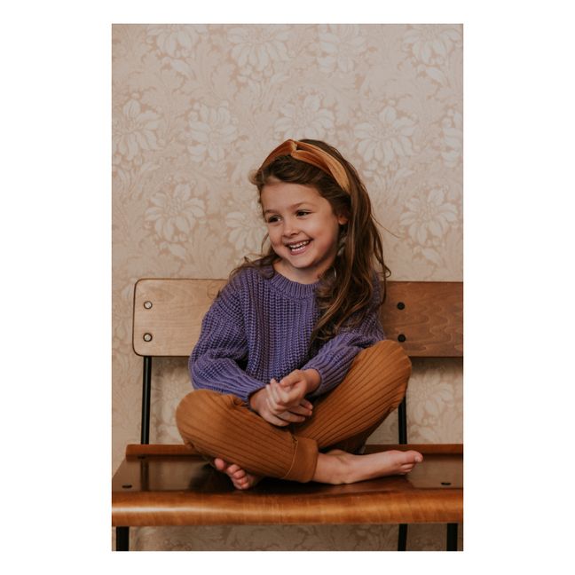 Pull Chunky Coton Bio | Violet