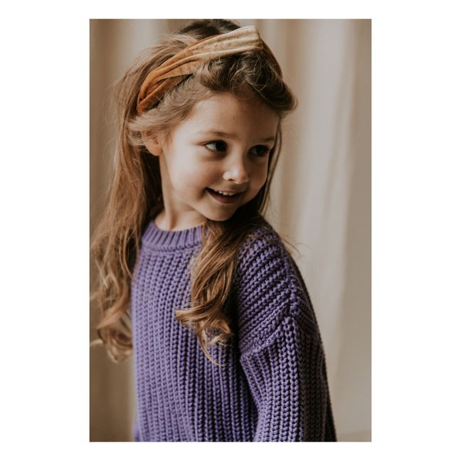Pull Chunky Coton Bio | Violet