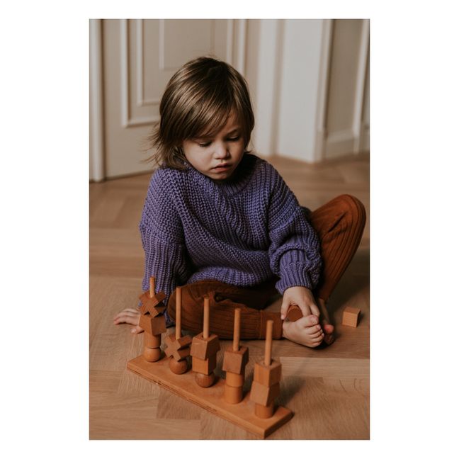 Pull Chunky Coton Bio | Violet