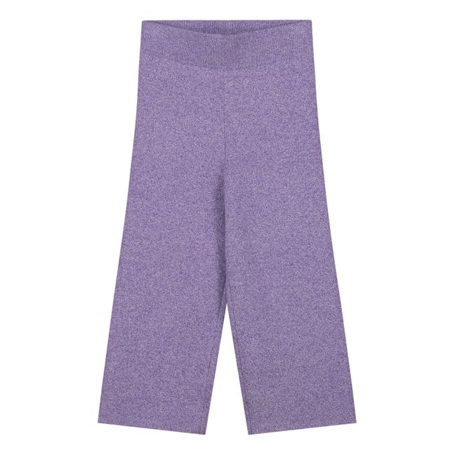 Pantalones de punto Charlie | Lila
