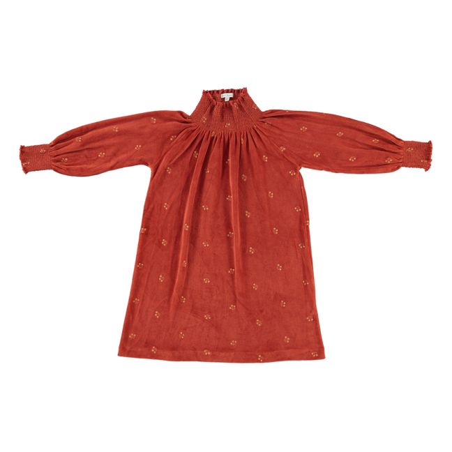 Kleid aus Bio-Baumwolle Dora | Rot