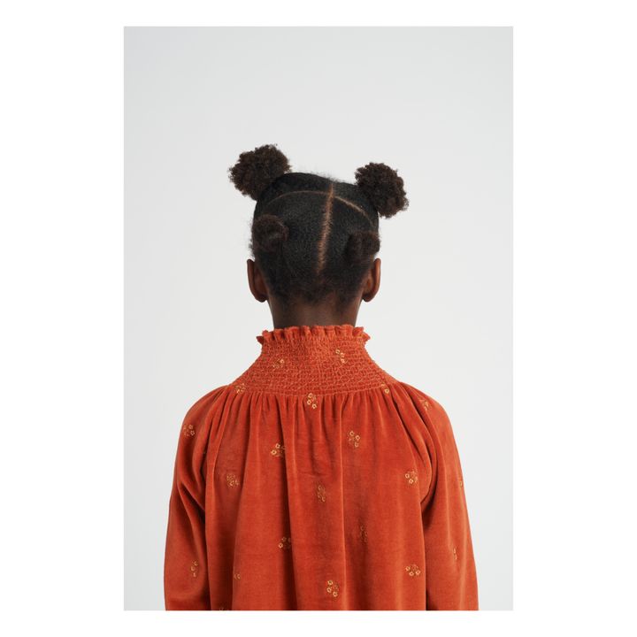 Kleid aus Bio-Baumwolle Dora | Rot- Produktbild Nr. 8