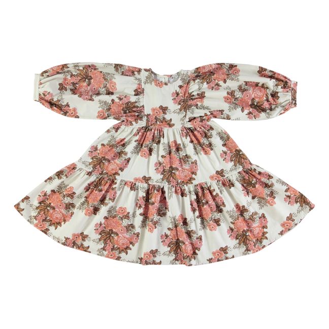 Vestido floral Hana | Crudo