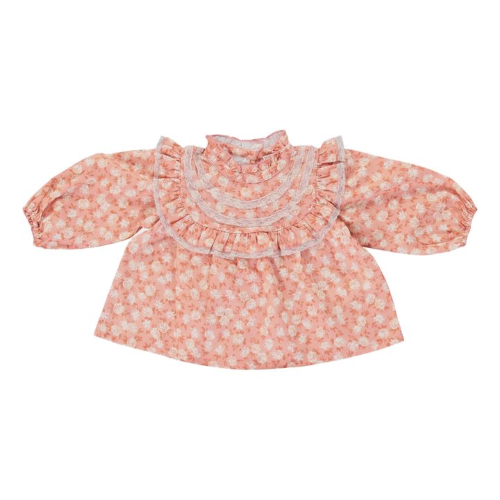Millie blusa floral + bloomer | Rosa Polvo- Imagen del producto n°1
