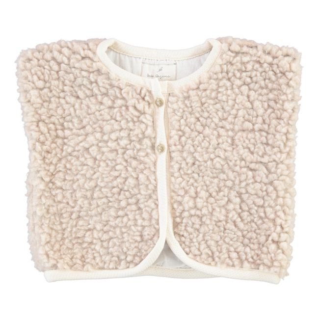Chaqueta de lana sin mangas Lane | Beige