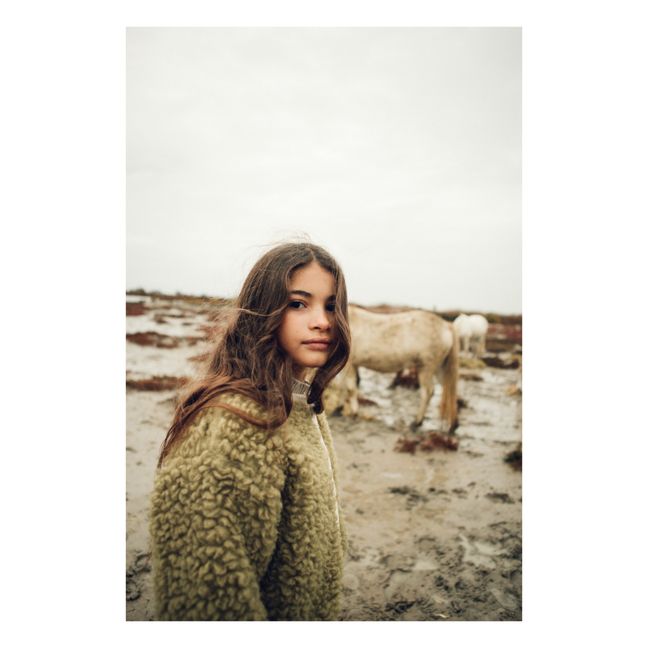 Chaqueta de lana Lane | Verde