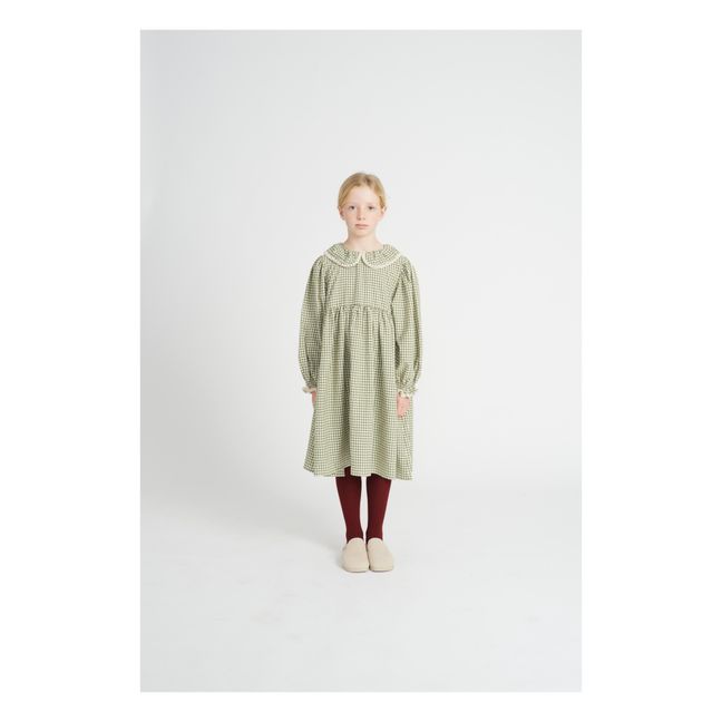 Vestido Carreaux Elsa | Verde