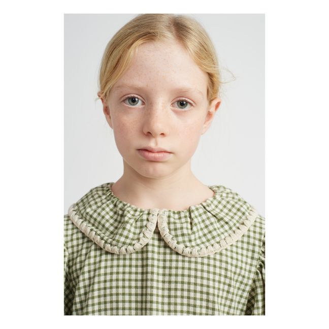 Vestido Carreaux Elsa | Verde