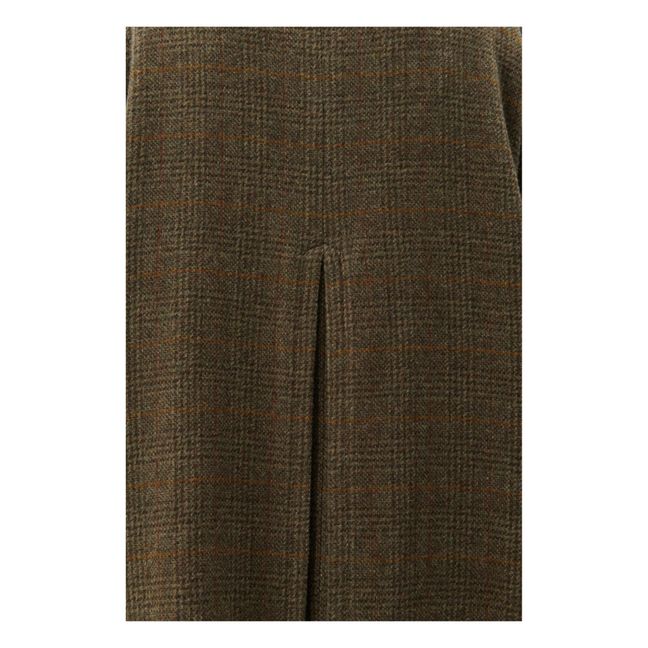 Mantel Vermont Prince of Wales Wolle | Braun