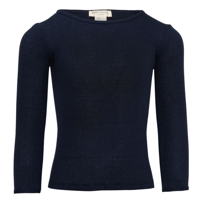 T-Shirt Seta Bergen | Blu marino