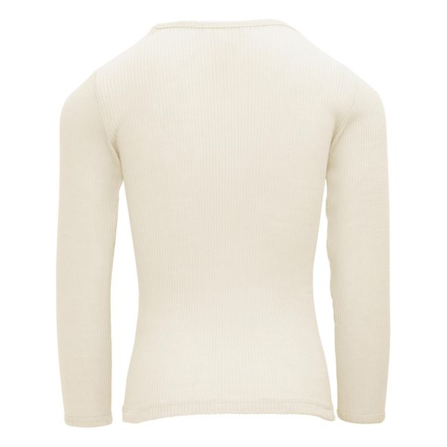 T-Shirt Mérinos Atlantic | Ecru