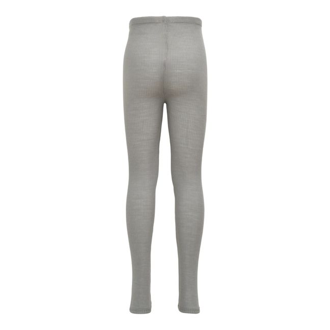Malla de canalé Arona Merino | Verde Gris