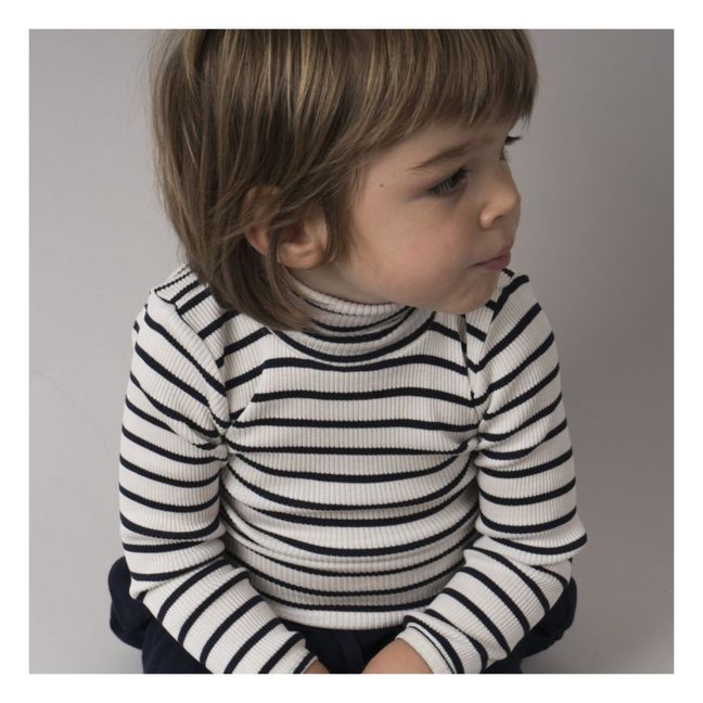 Bui Silk and Cotton Turtleneck Sweater | Blue