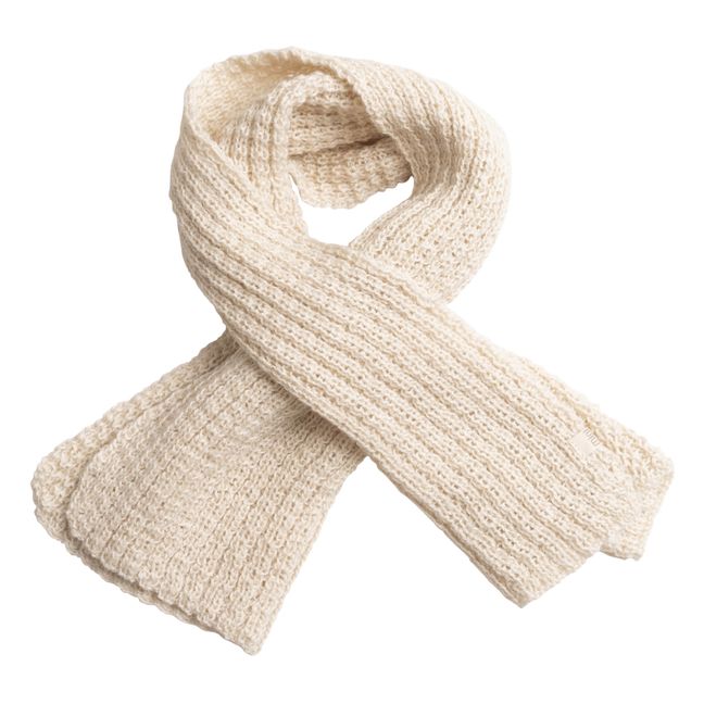 Bufanda Kram de lana de alpaca | Crudo