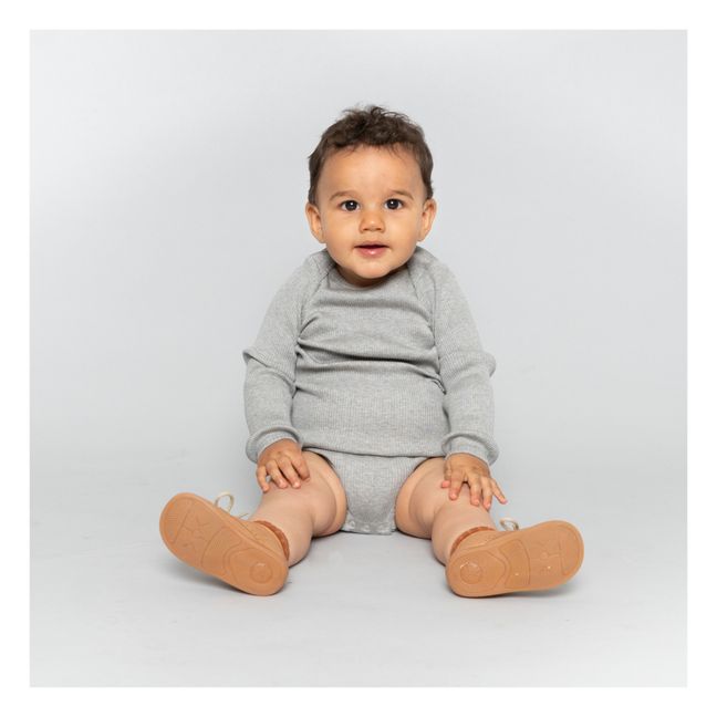 Bono Silk and Cotton Playsuit  | Grey