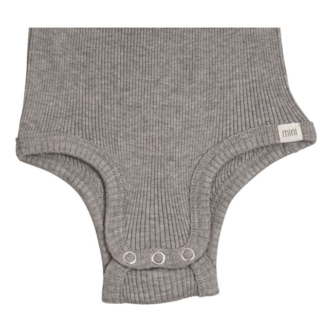 Bono Silk and Cotton Playsuit  | Grey