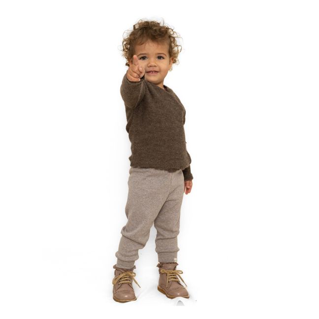 Pantalón jogger de algodón orgánico Finland | Marrón