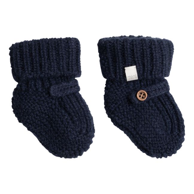 Obaby Pantuflas de cachemira | Azul Marino