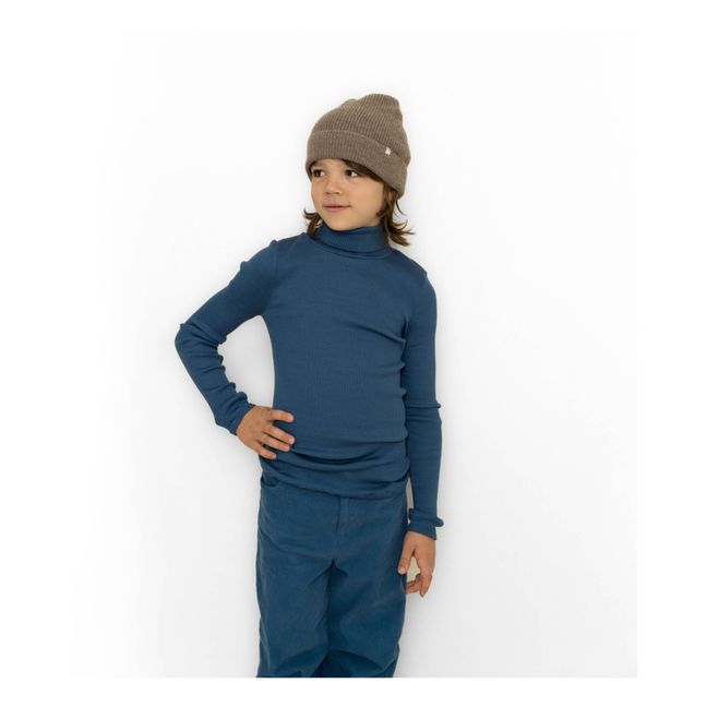 Bonnet Côtelé Baby Alpaga Koolie | Marron
