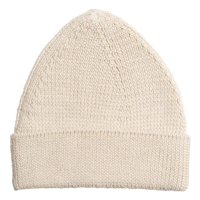 Bonnet Côtelé Baby Alpaga Koolie | Ecru