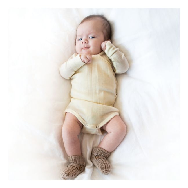 Chaussons Mérinos Urban | Beige