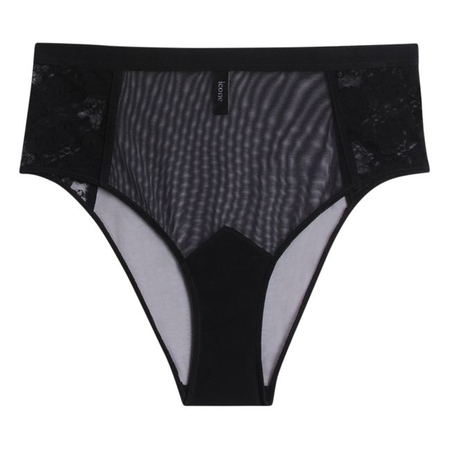 Culotte Taille Haute Bettina | Schwarz