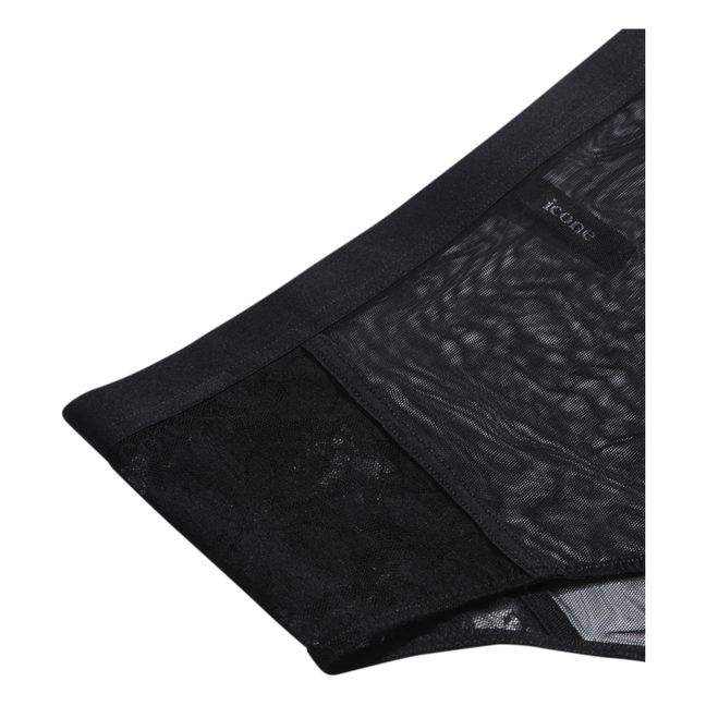 Culotte Taille Haute Bettina | Schwarz