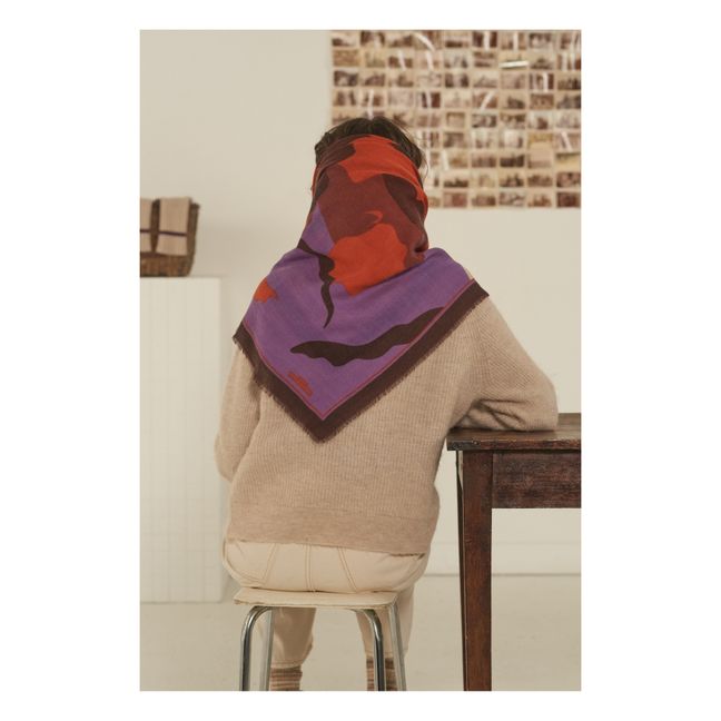 Foulard N°682 | Rojo Bermellón