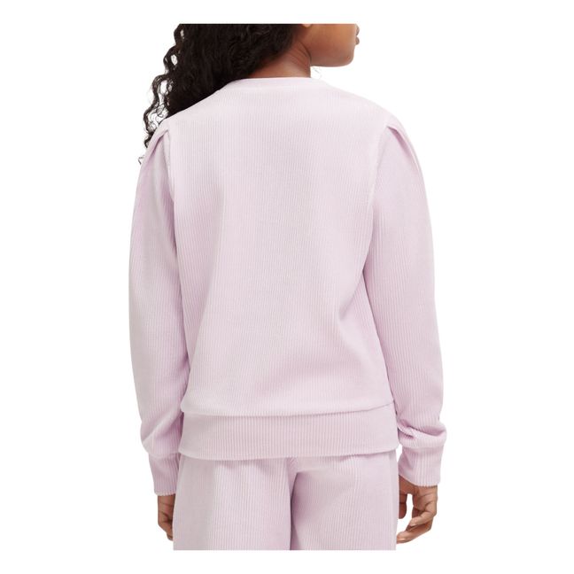 Corduroy-Sweatshirt | Rosa