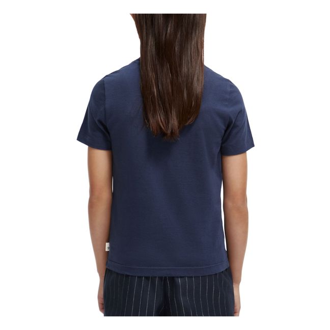 T-shirt Slim Artwork | Navy blue