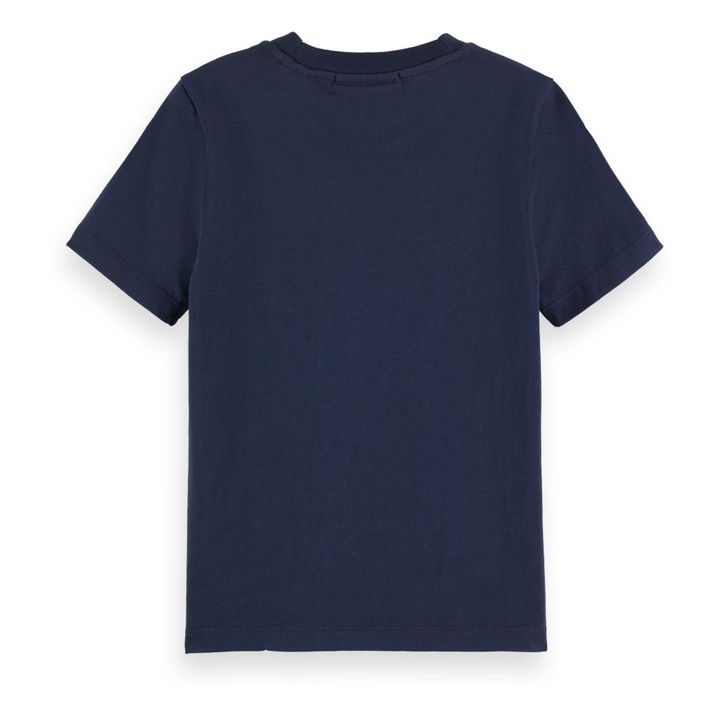Slim Artwork T-shirt | Navy blue- Product image n°6