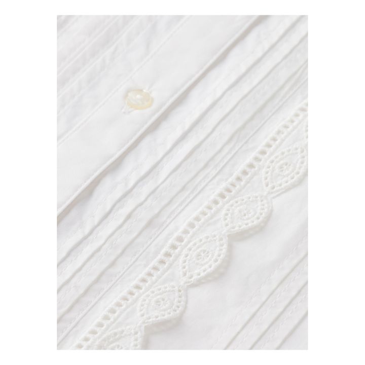 Broderie Anglaise shirt | White- Product image n°4