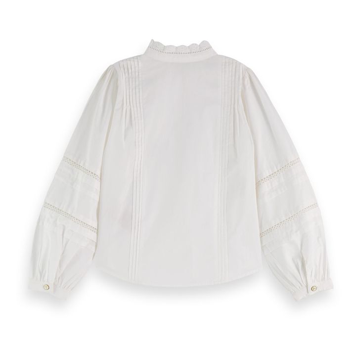 Broderie Anglaise shirt | White- Product image n°5