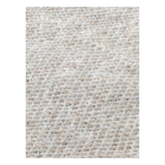 Cardigan Metallic Yarn | Ecru