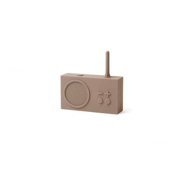 Tykho 3 Water-Resistant Bluetooth Radio  | Taupe brown
