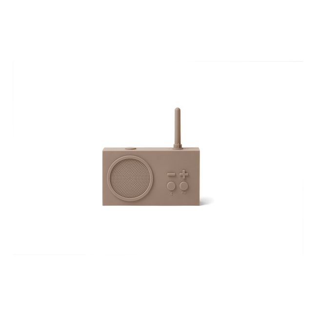 Tykho 3 Water-Resistant Bluetooth Radio  | Taupe brown