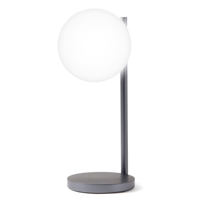 Lampe de bureau LED et support de chargement Bubble | Grigio acciaio