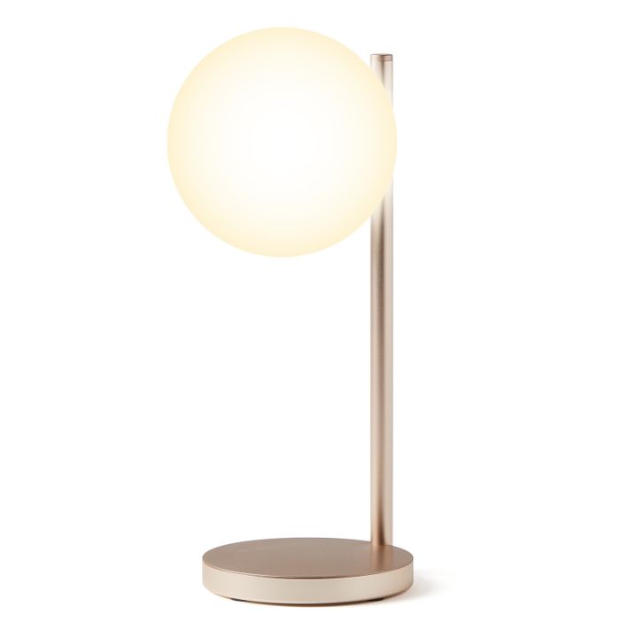 Lámpara LED de sobremesa Bubble y soporte de carga | Gold- Imagen del producto n°3