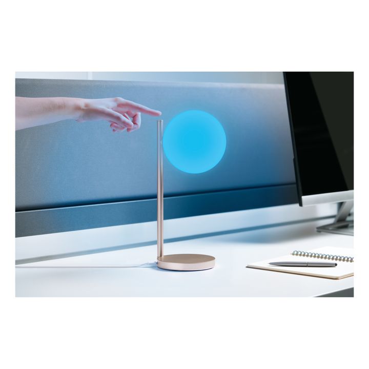 Lámpara LED de sobremesa Bubble y soporte de carga | Gold- Imagen del producto n°5