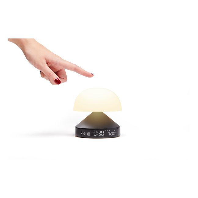 Lampe réveil simulateur d'aube Mina Sunrise | Gris métal