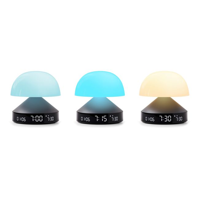 Lampe réveil simulateur d'aube Mina Sunrise | Gris métal