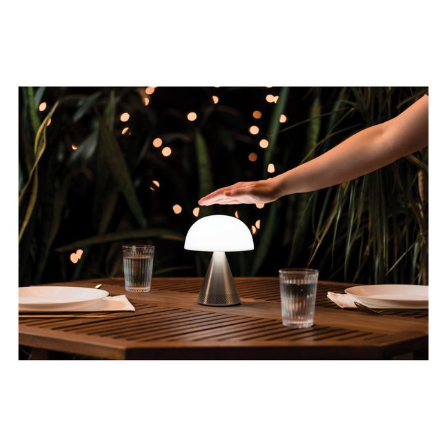 Lampe à poser Mina audio | Aluminium