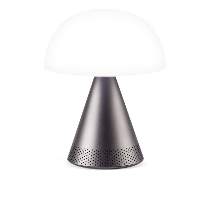 Lampe à poser Mina audio | Gris métal