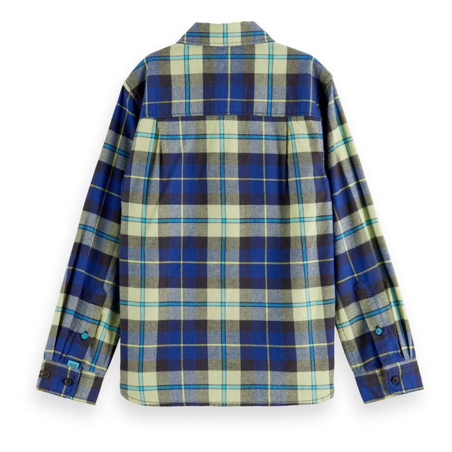 Organic Cotton Flannel Check Shirt | Multicoloured